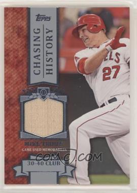 2013 Topps - Chasing History Relic #CHR-MIT - Mike Trout