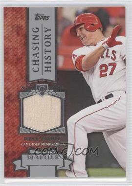 2013 Topps - Chasing History Relic #CHR-MIT - Mike Trout
