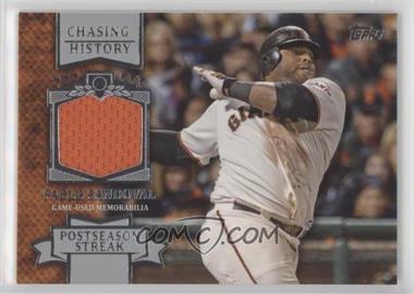 2013 Topps - Chasing History Relic #CHR-PS - Pablo Sandoval