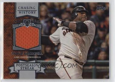 2013 Topps - Chasing History Relic #CHR-PS - Pablo Sandoval