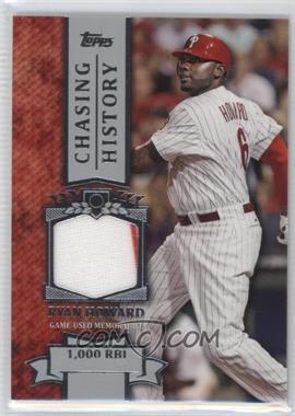 2013 Topps - Chasing History Relic #CHR-RHO - Ryan Howard