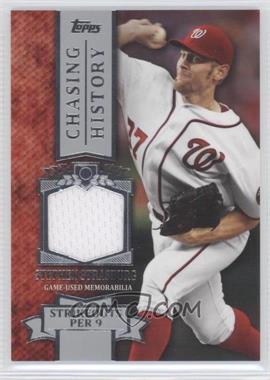 2013 Topps - Chasing History Relic #CHR-SS - Stephen Strasburg