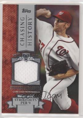 2013 Topps - Chasing History Relic #CHR-SS - Stephen Strasburg