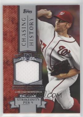 2013 Topps - Chasing History Relic #CHR-SS - Stephen Strasburg