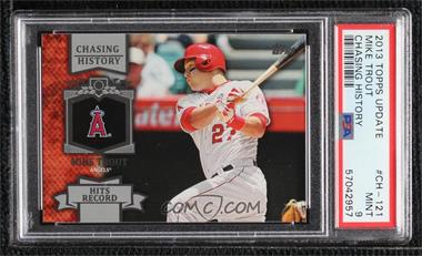 2013 Topps - Chasing History #CH-121 - Mike Trout [PSA 9 MINT]