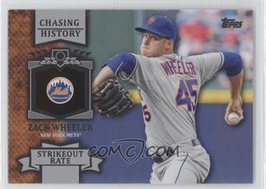 2013 Topps - Chasing History #CH-136 - Zack Wheeler