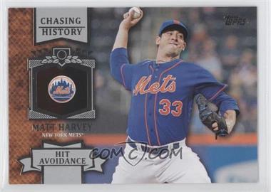 2013 Topps - Chasing History #CH-142 - Matt Harvey