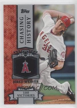 2013 Topps - Chasing History #CH-53 - Jered Weaver