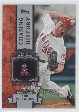 2013 Topps - Chasing History #CH-53 - Jered Weaver