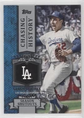 2013 Topps - Chasing History #CH-69 - Sandy Koufax