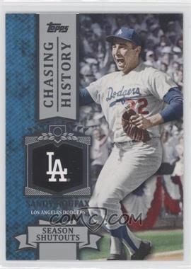 2013 Topps - Chasing History #CH-69 - Sandy Koufax