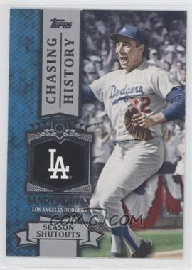 2013 Topps - Chasing History #CH-69 - Sandy Koufax