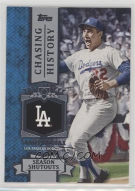 2013 Topps - Chasing History #CH-69 - Sandy Koufax