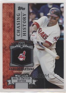 2013 Topps - Chasing History #CH-7 - Carlos Santana [EX to NM]