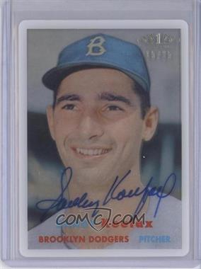 2013 Topps - Clear Rookie Reprint Autographs #CRA-SK - Sandy Koufax /25