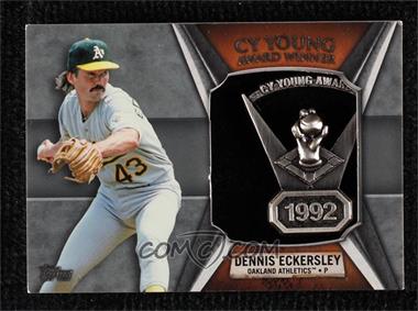 2013 Topps - Cy Young Award Winner Commemorative Relic #CY-DE - Dennis Eckersley