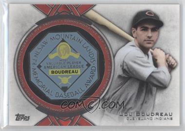 2013 Topps - MVP Award Winners Commemorative Relics #MVP-LB - Lou Boudreau