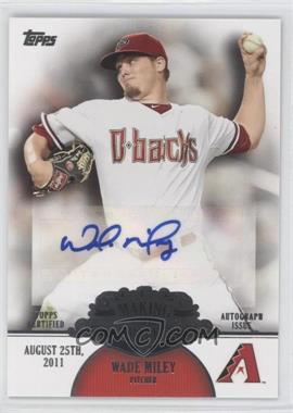 2013 Topps - Making Their Mark Autographs #MMA-WM - Wade Miley