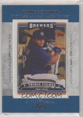 2013 Topps - Manufactured Card Patch #MCP-19 - Prince Fielder