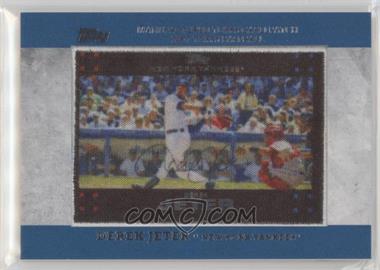 2013 Topps - Manufactured Card Patch #MCP-23 - Derek Jeter