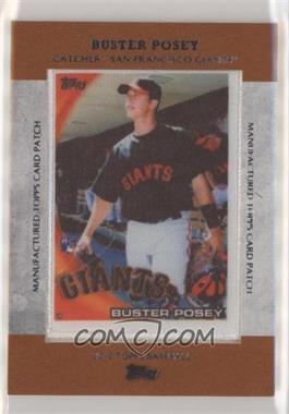 2013 Topps - Manufactured Card Patch #MCP-24 - Buster Posey