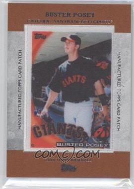 2013 Topps - Manufactured Card Patch #MCP-24 - Buster Posey