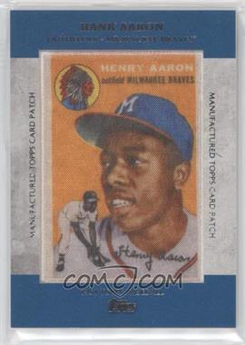 2013 Topps - Manufactured Card Patch #MCP-4 - Hank Aaron