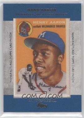 2013 Topps - Manufactured Card Patch #MCP-4 - Hank Aaron