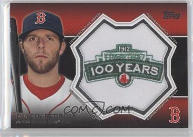 2013 Topps - Manufactured Commemorative Patch #CP-2 - Dustin Pedroia