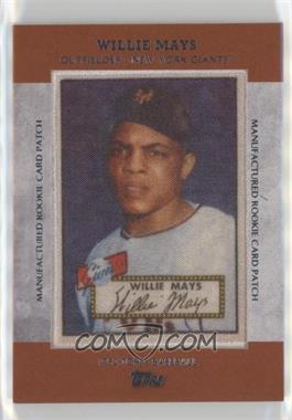 2013 Topps - Manufactured Rookie Card Patch #RCP-1 - Willie Mays