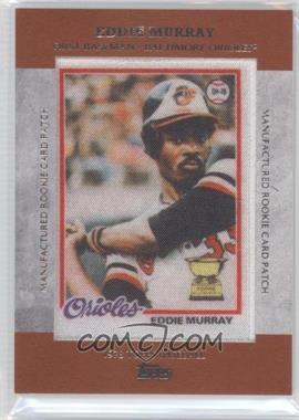 2013 Topps - Manufactured Rookie Card Patch #RCP-10 - Eddie Murray