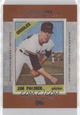 2013 Topps - Manufactured Rookie Card Patch #RCP-13 - Jim Palmer