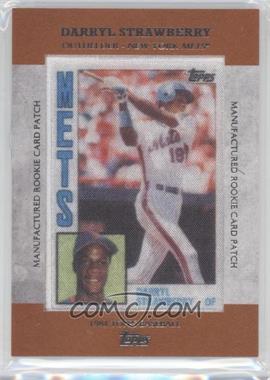 2013 Topps - Manufactured Rookie Card Patch #RCP-17 - Darryl Strawberry