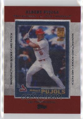 2013 Topps - Manufactured Rookie Card Patch #RCP-22 - Albert Pujols