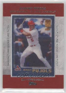 2013 Topps - Manufactured Rookie Card Patch #RCP-22 - Albert Pujols