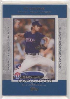 2013 Topps - Manufactured Rookie Card Patch #RCP-25 - Yu Darvish