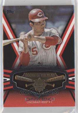 2013 Topps - Rookie of the Year Commemorative Manufactured Trophy #ROY-JB - Johnny Bench