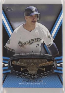 2013 Topps - Rookie of the Year Commemorative Manufactured Trophy #ROY-RB - Ryan Braun [EX to NM]