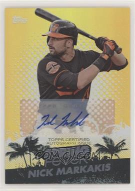 2013 Topps - Spring Fever - Card Shop Promotion Autographs #SFA-NM - Nick Markakis /345