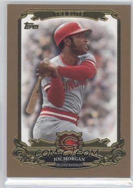 2013 Topps - The Elite - Gold #TE-13 - Joe Morgan /99