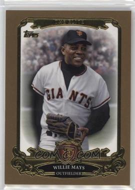 2013 Topps - The Elite - Gold #TE-15 - Willie Mays /99