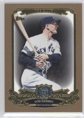 2013 Topps - The Elite - Gold #TE-20 - Lou Gehrig /99