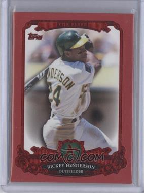 2013 Topps - The Elite - Red #TE-8 - Rickey Henderson /50