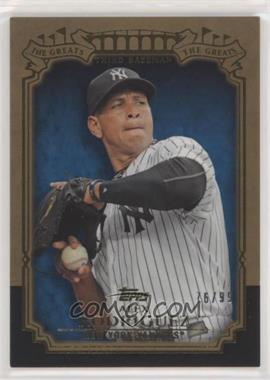 2013 Topps - The Greats - Gold #TG-27 - Alex Rodriguez /99