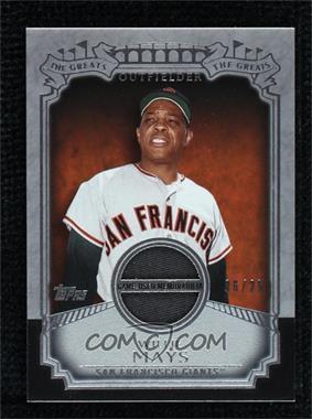 2013 Topps - The Greats - Relics #TGR-WM - Willie Mays /25