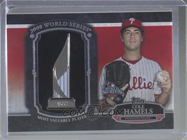 2013 Topps - World Series MVP Commemorative Relics #WSMVP-CH - Cole Hamels