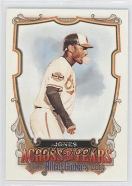 2013 Topps Allen & Ginter's - Across the Years #ATY-AJ - Adam Jones