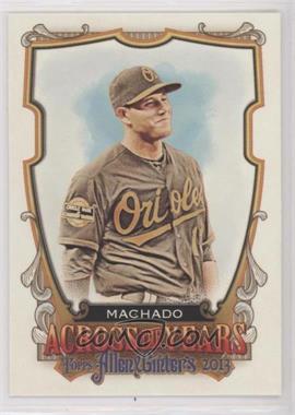 2013 Topps Allen & Ginter's - Across the Years #ATY-MM - Manny Machado