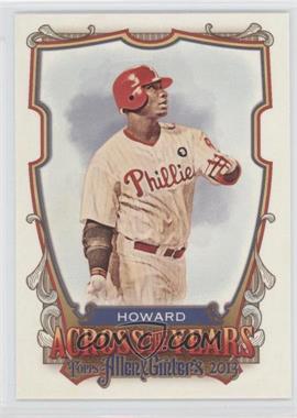 2013 Topps Allen & Ginter's - Across the Years #ATY-RHO - Ryan Howard