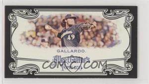 2013 Topps Allen & Ginter's - [Base] - Mini Black Border #292 - Yovani Gallardo